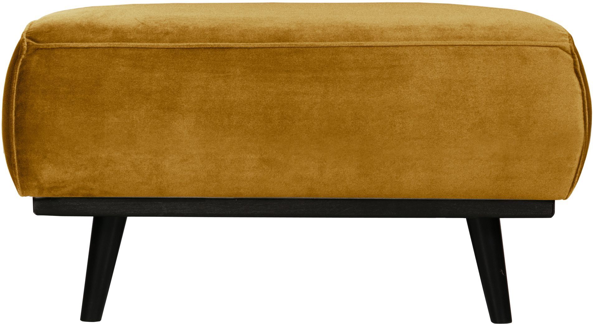 BePureHome Statement Puff - Honey Gul Velour   Unoliving