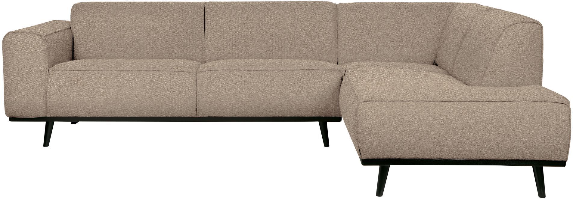 BePureHome Statement Sofa m. høyrevendt sjeselong - Beige Bouclé   Unoliving