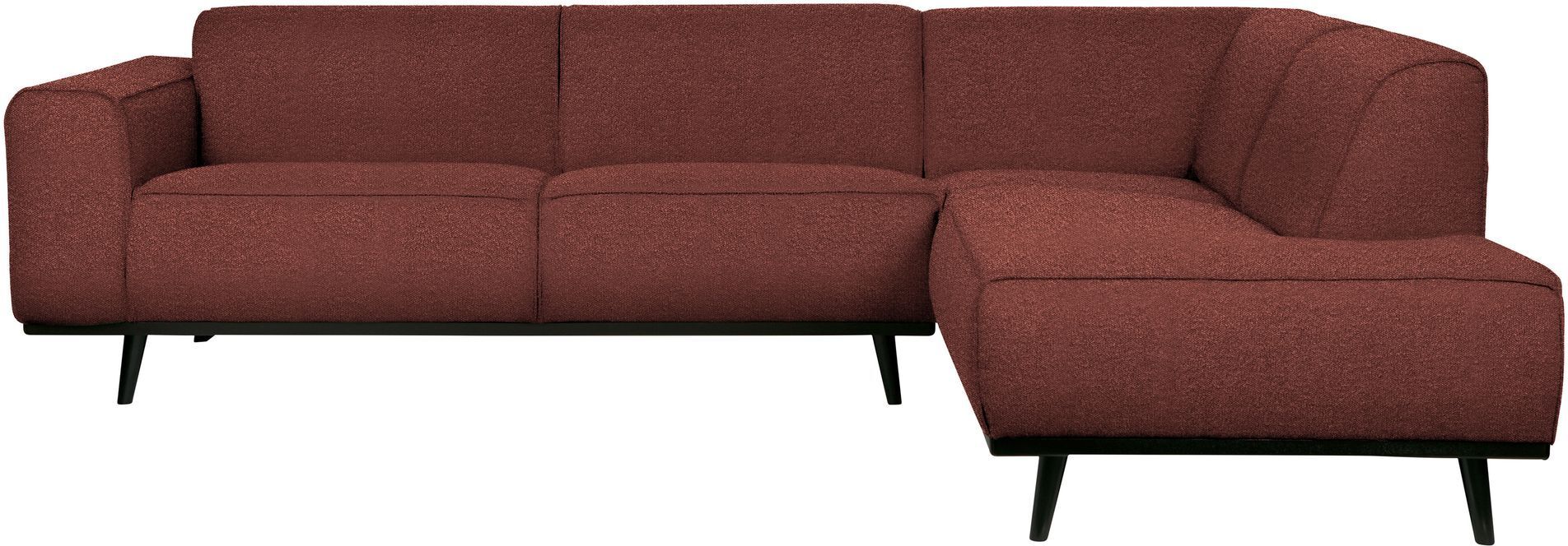 BePureHome Statement Sofa m. høyrevendt sjeselong - Chestnut Bouclé   Unoliving