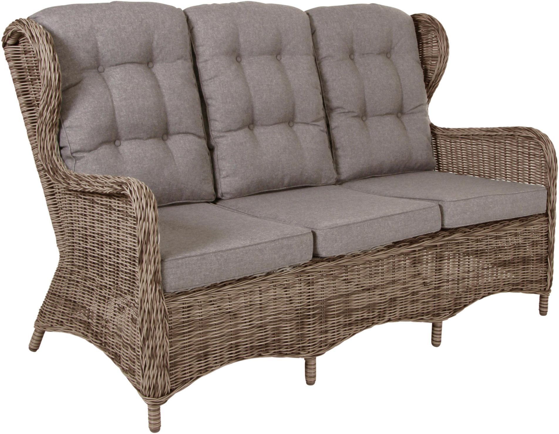 Brafab Rosita 3-pers. Loungesofa - Natur/beige   Unoliving