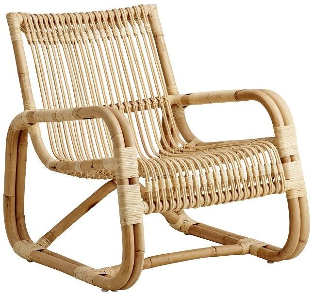 Cane-line - Curve Loungestol - Natur   Unoliving