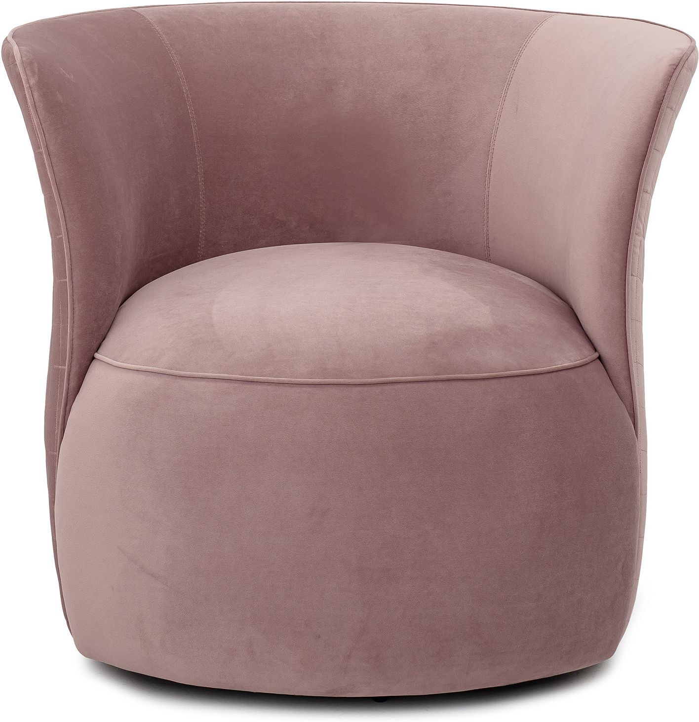 Creative Figure Lounge Stol, Rosa, Polyester   Unoliving