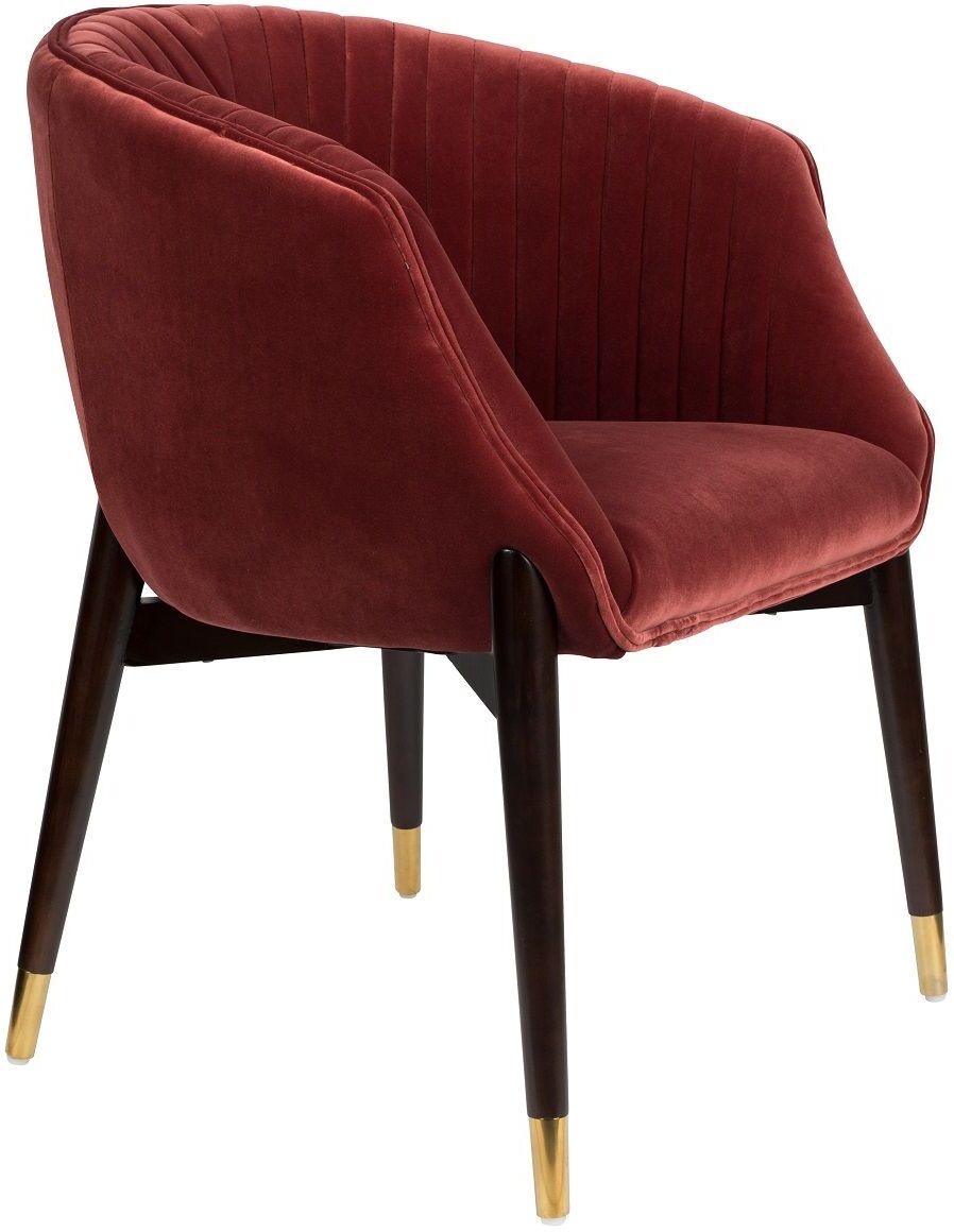 Dutchbone Dolly Spisebordsstol - Burgundy   Unoliving