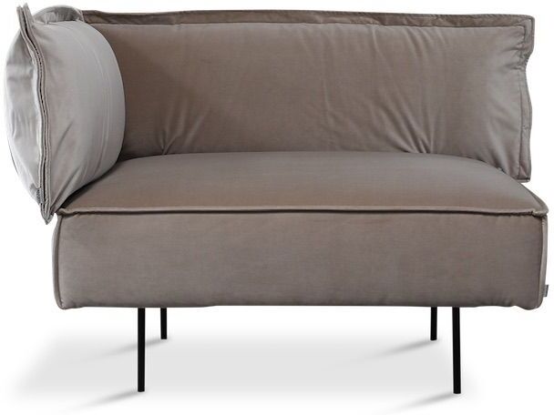 HANDVÄRK - Modular Sofa Hjørne - Sand fløyel   Unoliving