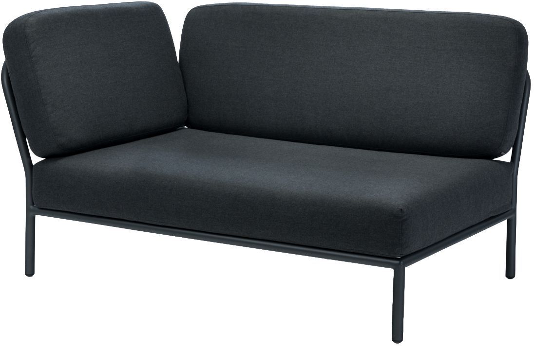 HOUE - LEVEL Loungesofa, venstre, Sooty Grey Sunbrella   Unoliving