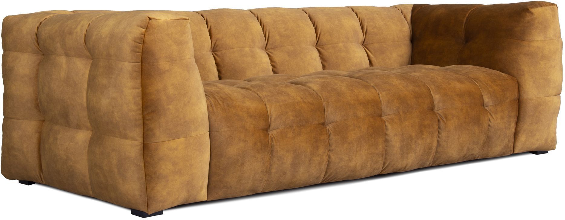 Troels Møbler Hudson Sofa - lys Cognac m, svarte bein   Unoliving