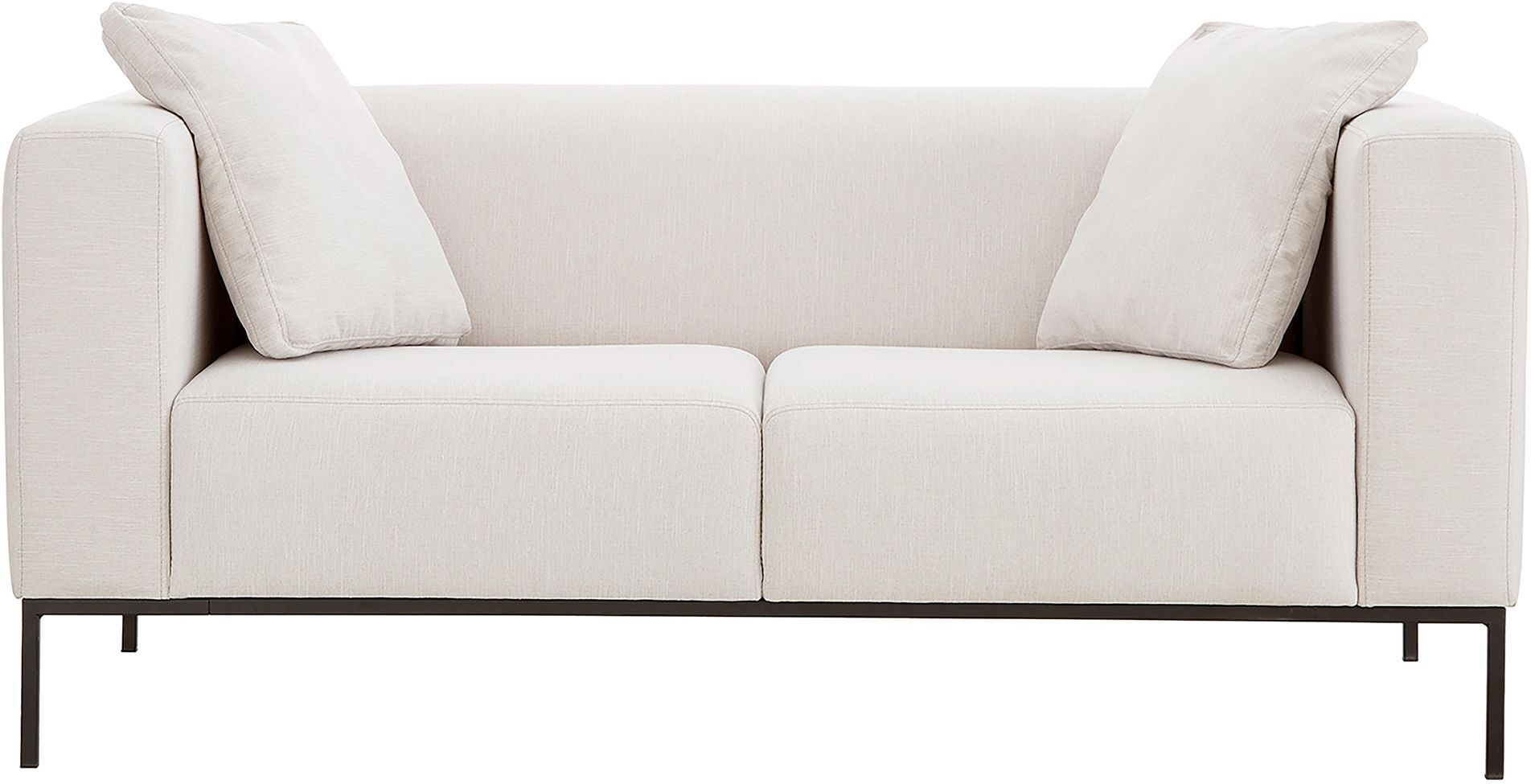 Juvila LYON 2-pers. sofa, Beige/hvit   Unoliving