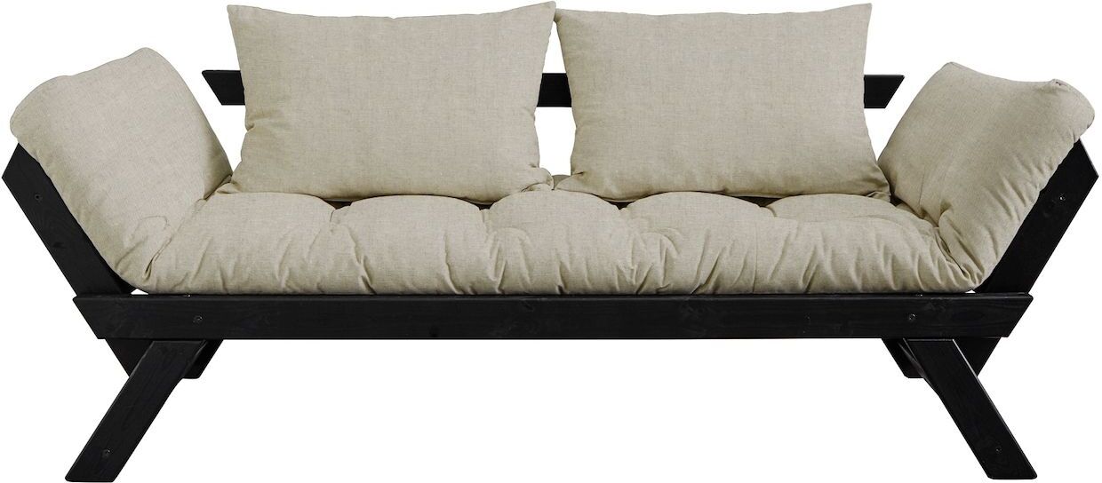 Karup Design Bebop Sovesofa, linen/Sort   Unoliving