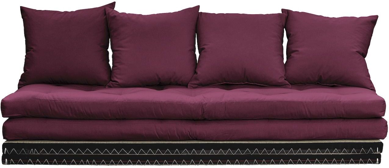 Karup Design Chico Futon Sofa, Bordeaux m. Tatami matter   Unoliving