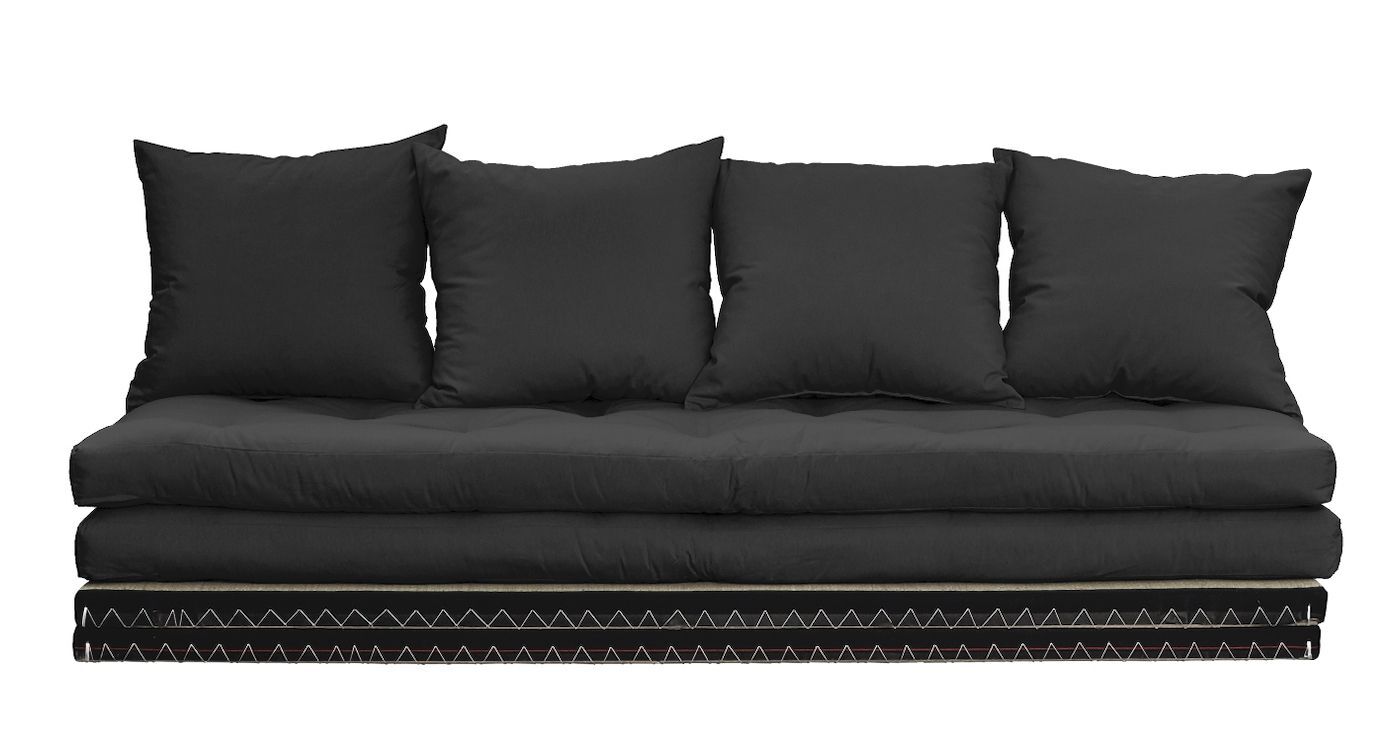Karup Design Chico Futon Sofa, Mørkegrå m. Tatami matter   Unoliving