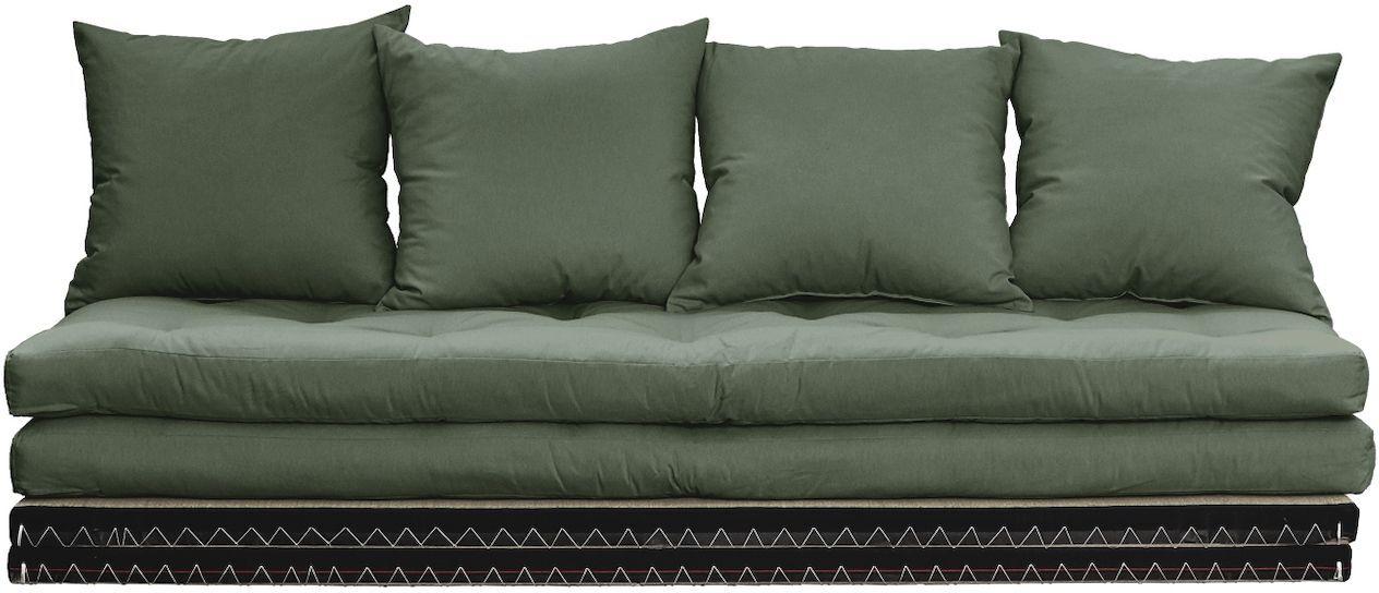 Karup Design Chico Futon Sofa, OlivenGrønn m. Tatami matter   Unoliving