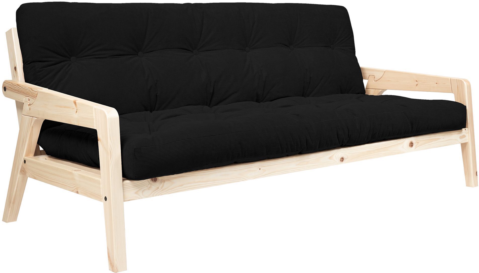 Karup Design Grab Sovesofa - Furu/Charcoal   Unoliving