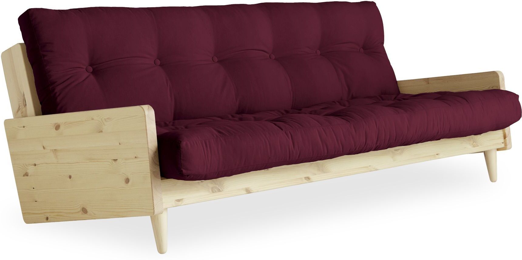 Karup Design Indie Sovesofa, Bordeaux/Natur   Unoliving