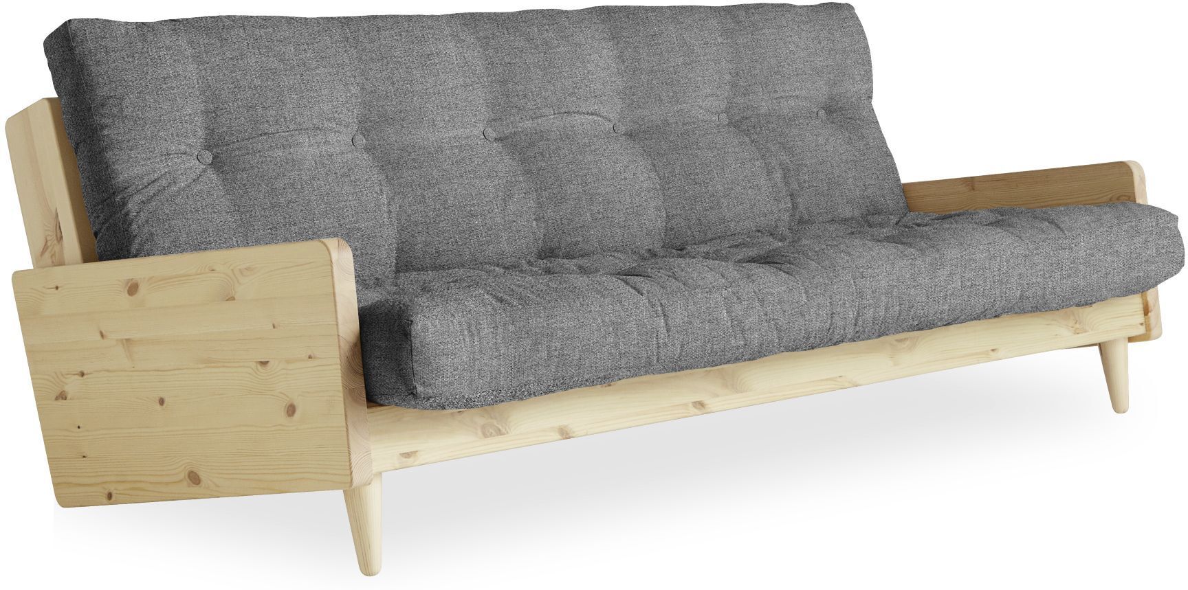 Karup Design Indie Sovesofa, Granittgrå/Natur   Unoliving