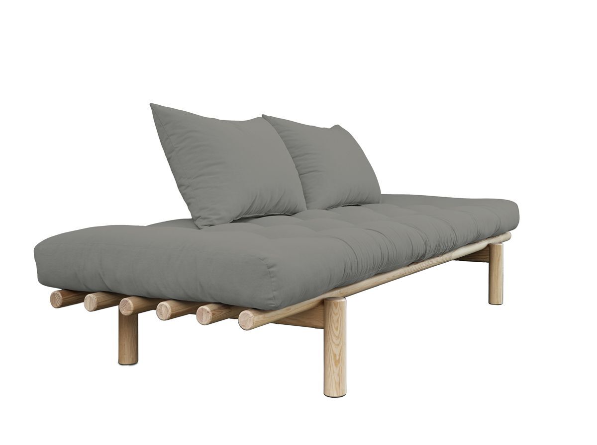 Karup Design Karup - Pace Daybed med ryggputer - 75x200 - Grå - Natur stell   Unoliving