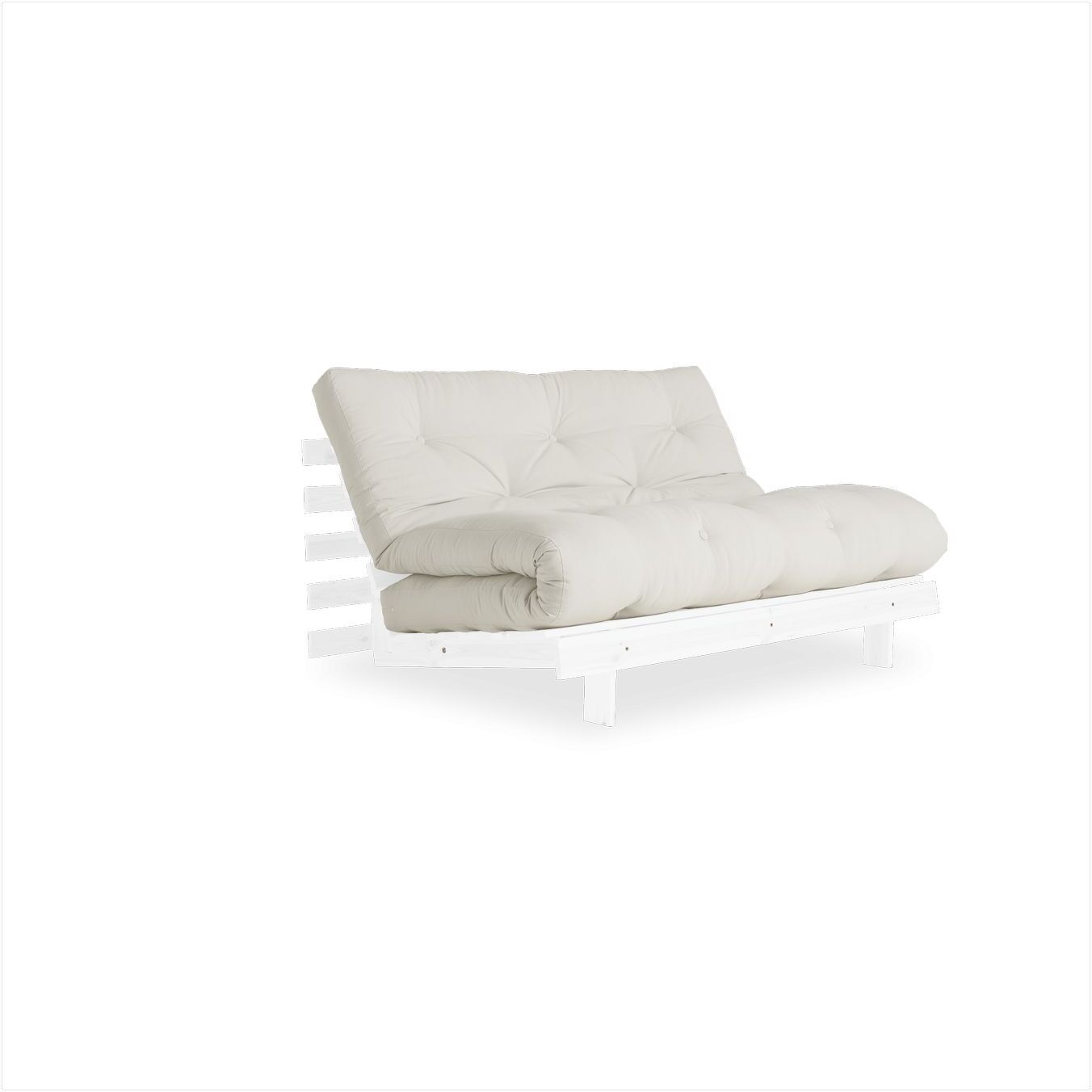 Karup Design Roots 140 Sovesofa, Natur/Hvit   Unoliving