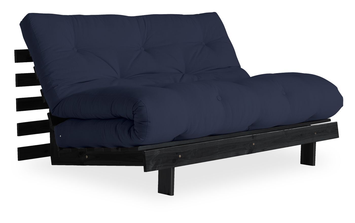 Karup Design Roots 140 Sovesofa, Navy/Sort   Unoliving