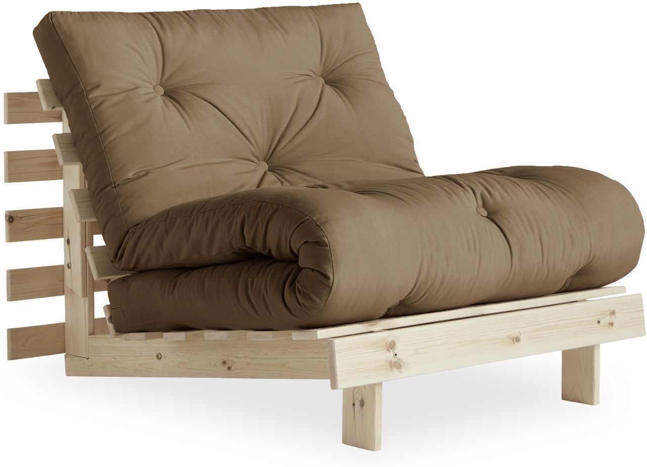 Karup Design Roots 90 Sovesofa, Mocca/Natur   Unoliving