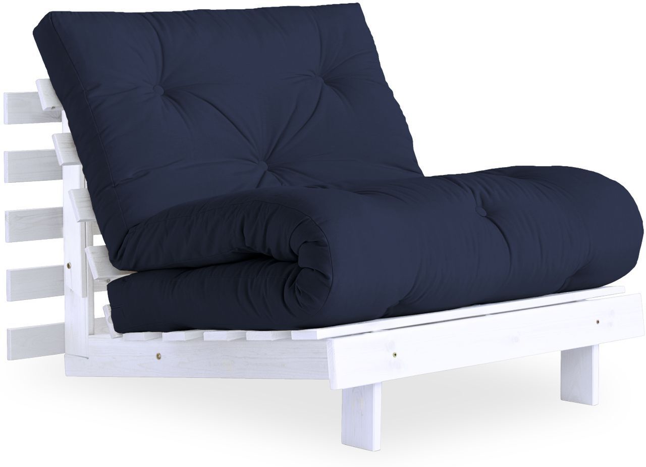 Karup Design Roots 90 Sovesofa, Navy/Hvit   Unoliving