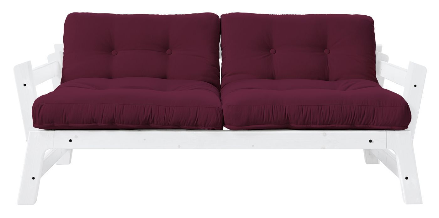 Karup Design Step Sovesofa, Bordeaux/Hvit   Unoliving