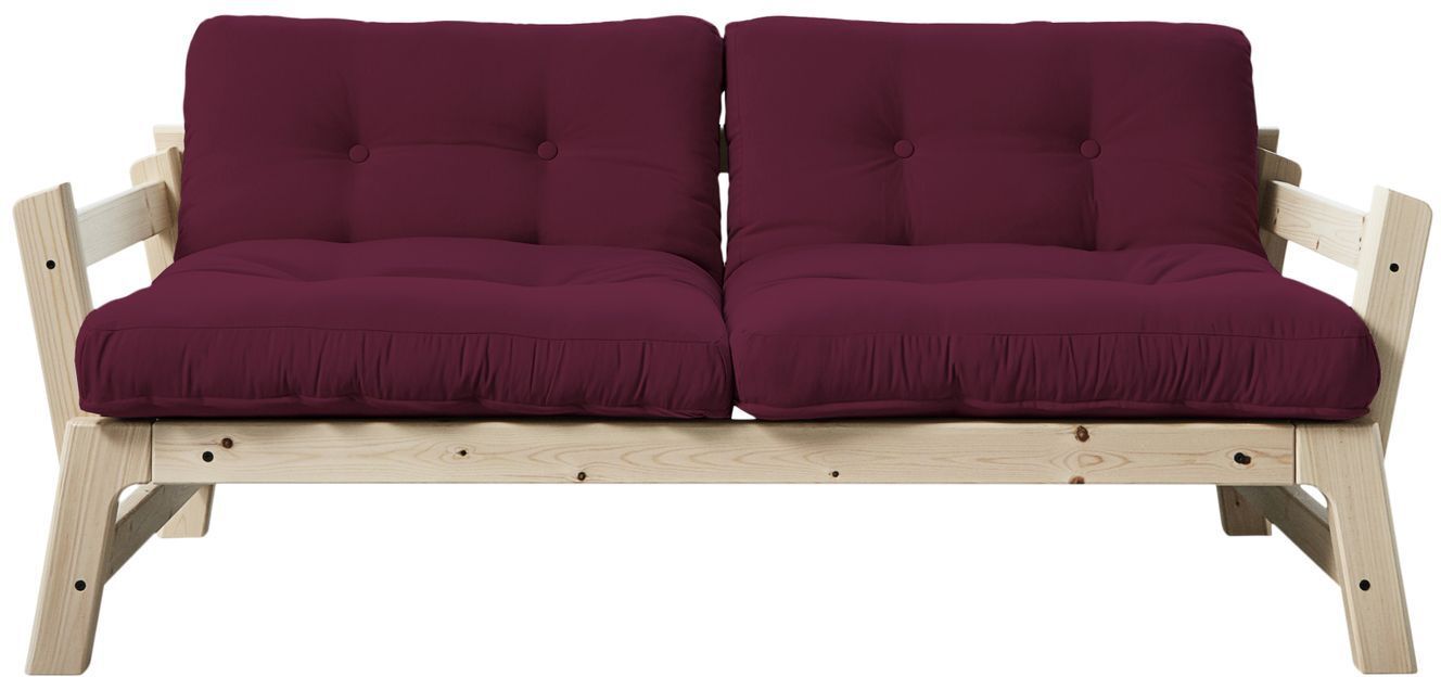 Karup Design Step Sovesofa, Bordeaux/Natur   Unoliving