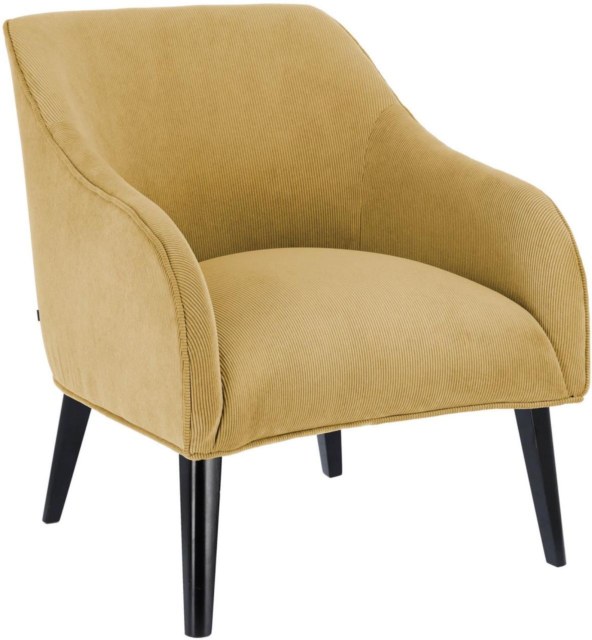 Kave Home Lobby Loungestol - Mustard   Unoliving