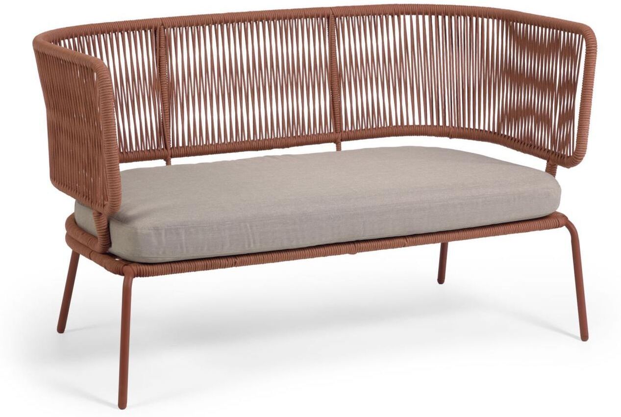 Kave Home LaForma Nadin Loungesofa - Brown Oxide, B136   Unoliving