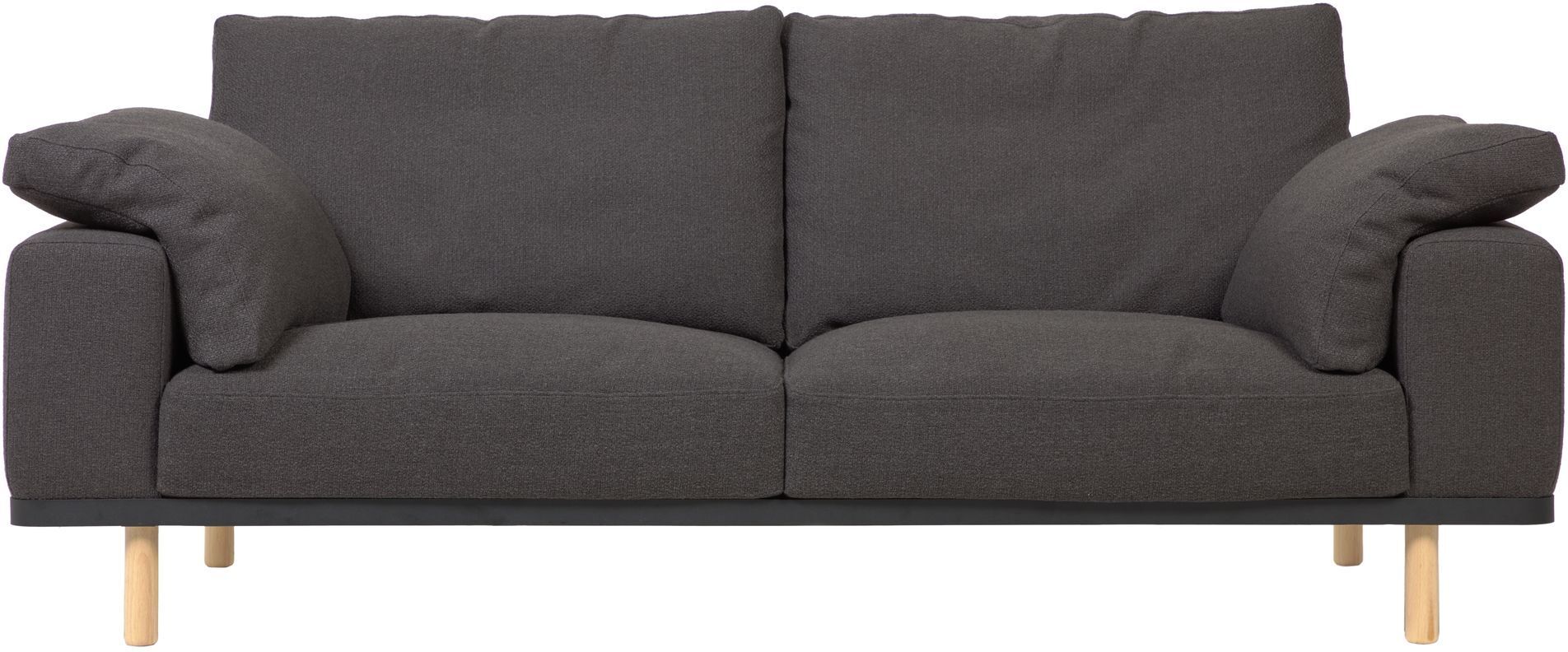 Kave Home Noa 3-pers. Sofa m. puter - Grå/Natur   Unoliving