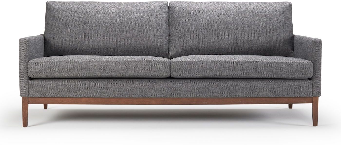 Kragelund Furniture Kragelund Finn01 3-seter sofa, Grå Stoff   Unoliving