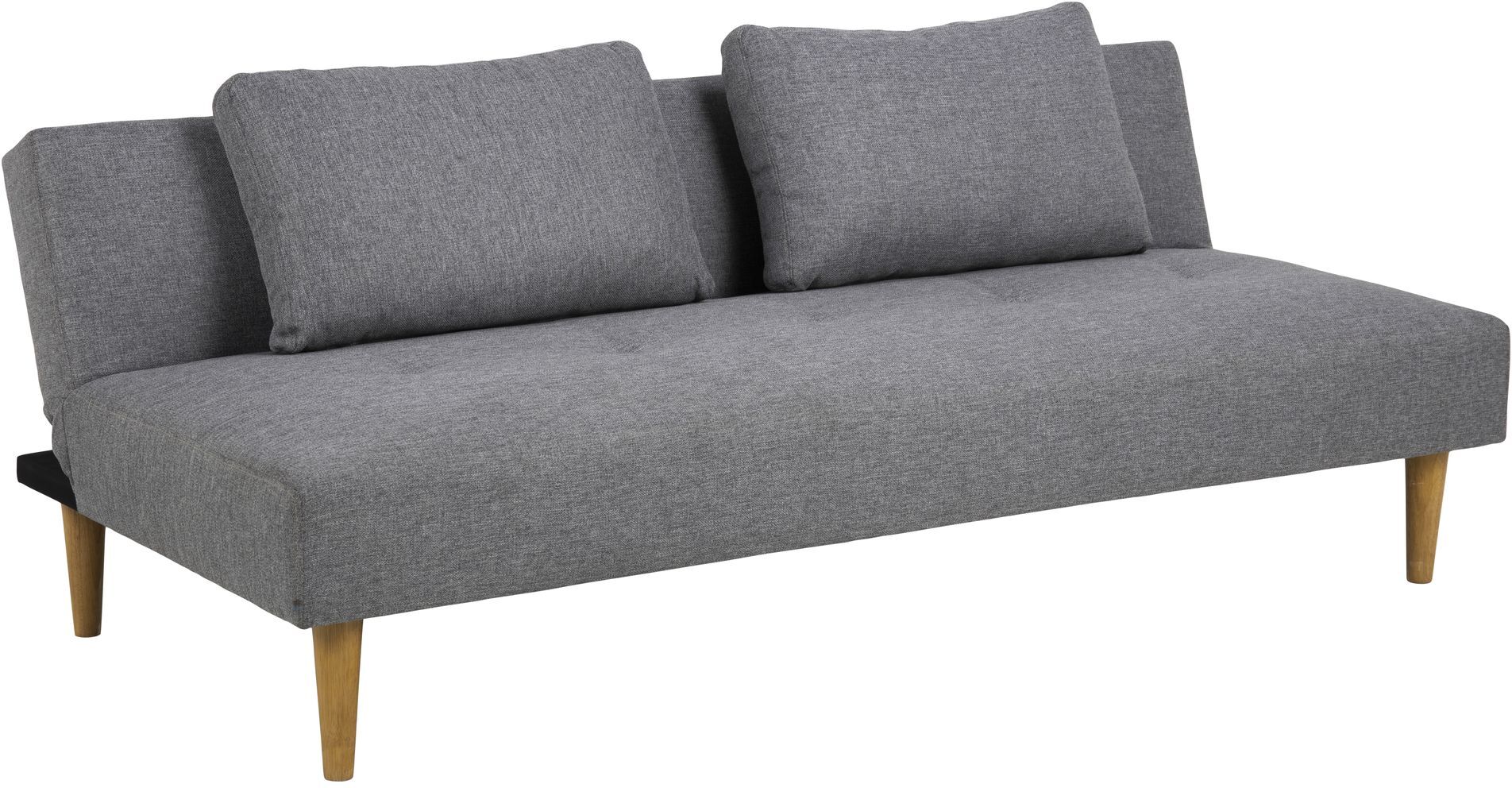 Actona Lucca Sovesofa m. 2 puter, Lysegrå stoff   Unoliving