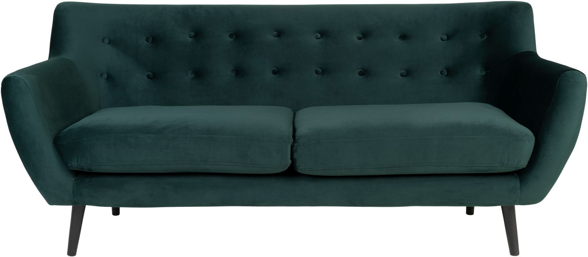 House Nordic Monte 3-pers, Sofa - Mørkegrønn Velour   Unoliving