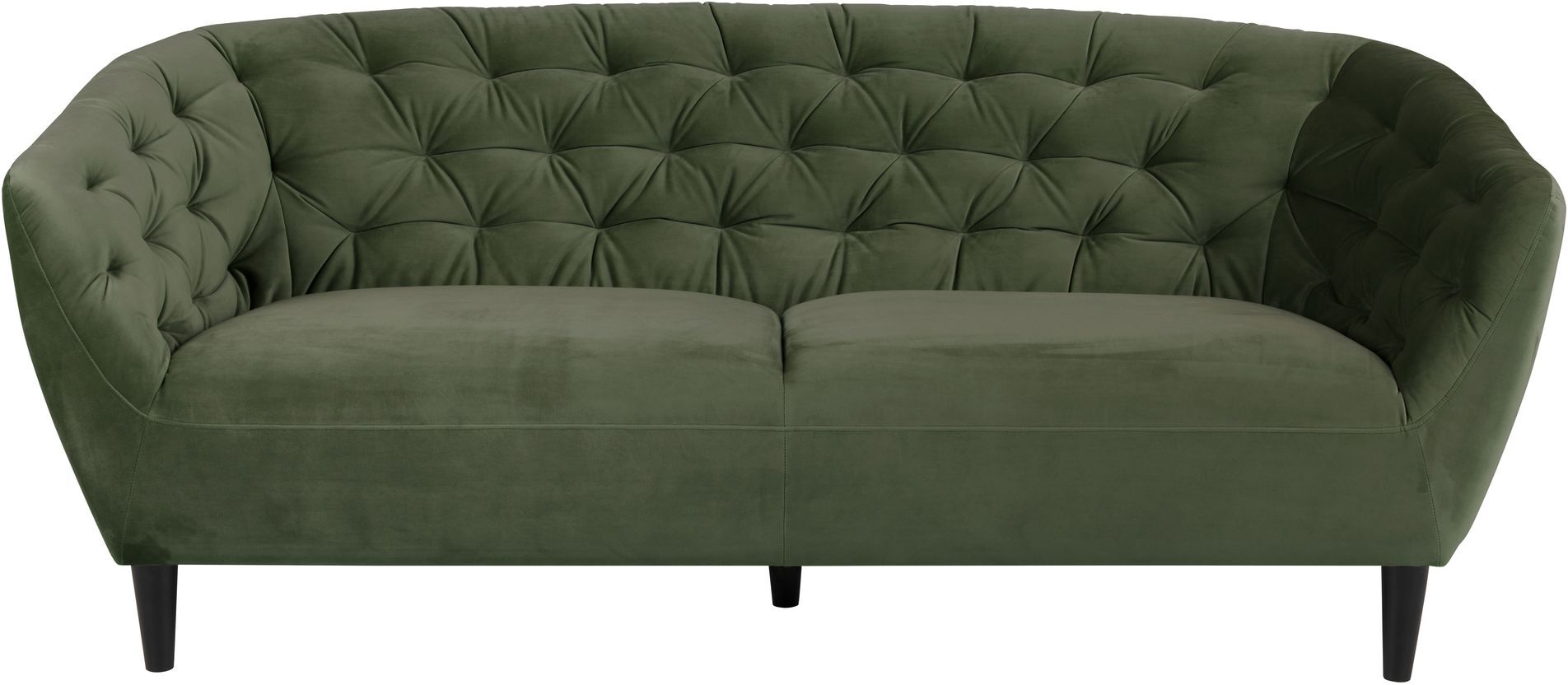 Actona Ria 3-pers. Sofa, Forest green velour   Unoliving