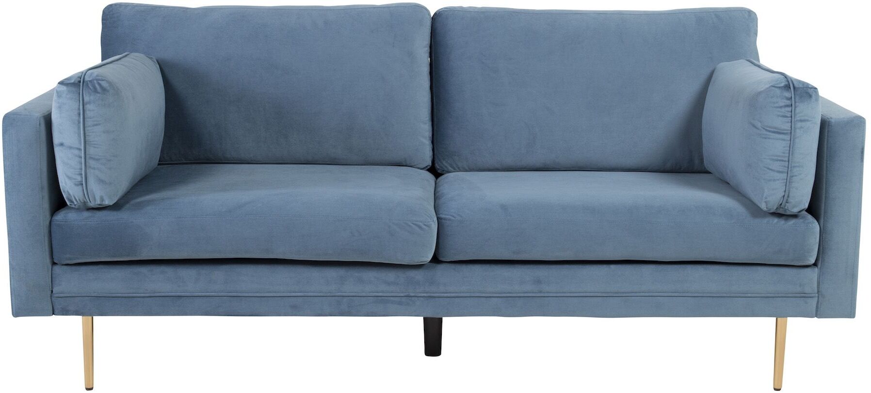 Venture Design Boom 3-seter sofa, Blå Velur   Unoliving