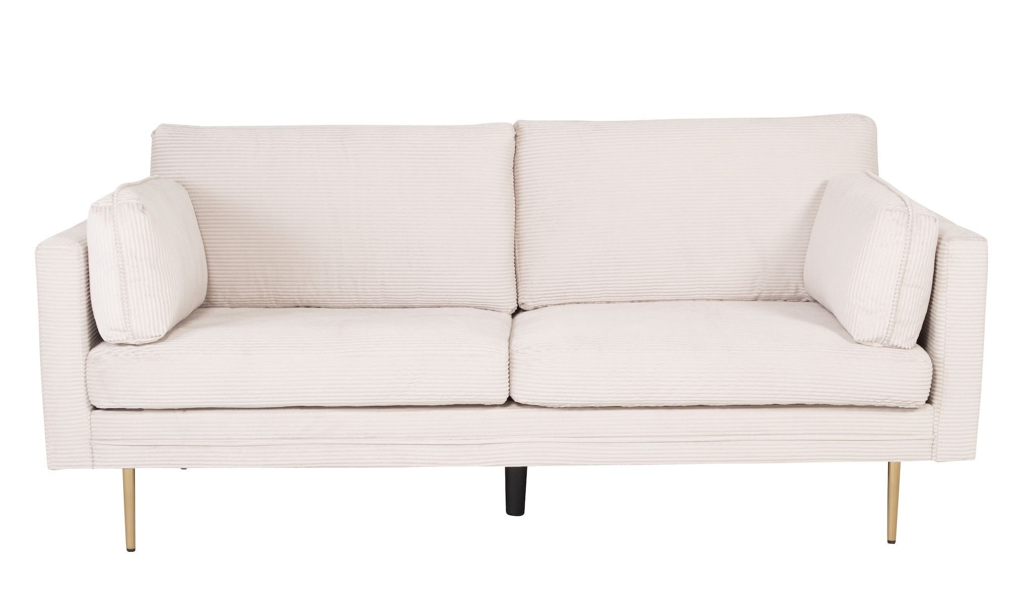 Venture Design Boom 3-seter sofa Creme Fløyel   Unoliving