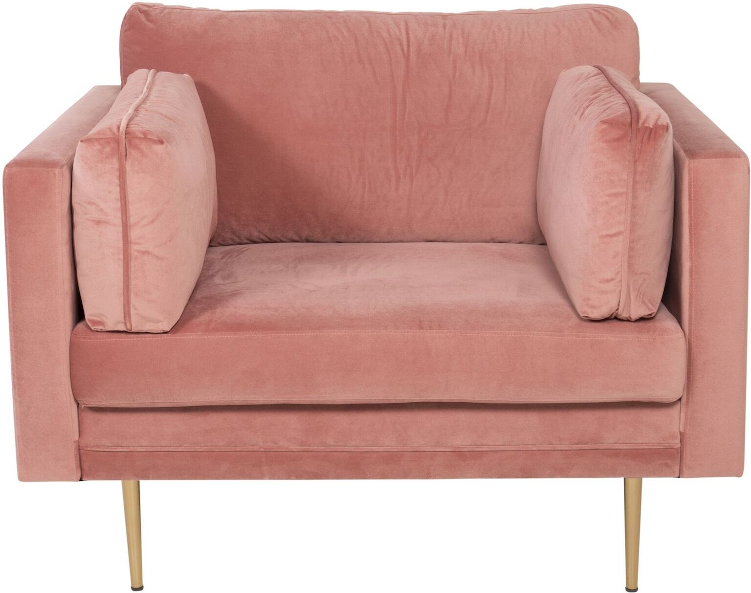 Venture Design Boom Lenestol, Dusty pink Velur   Unoliving