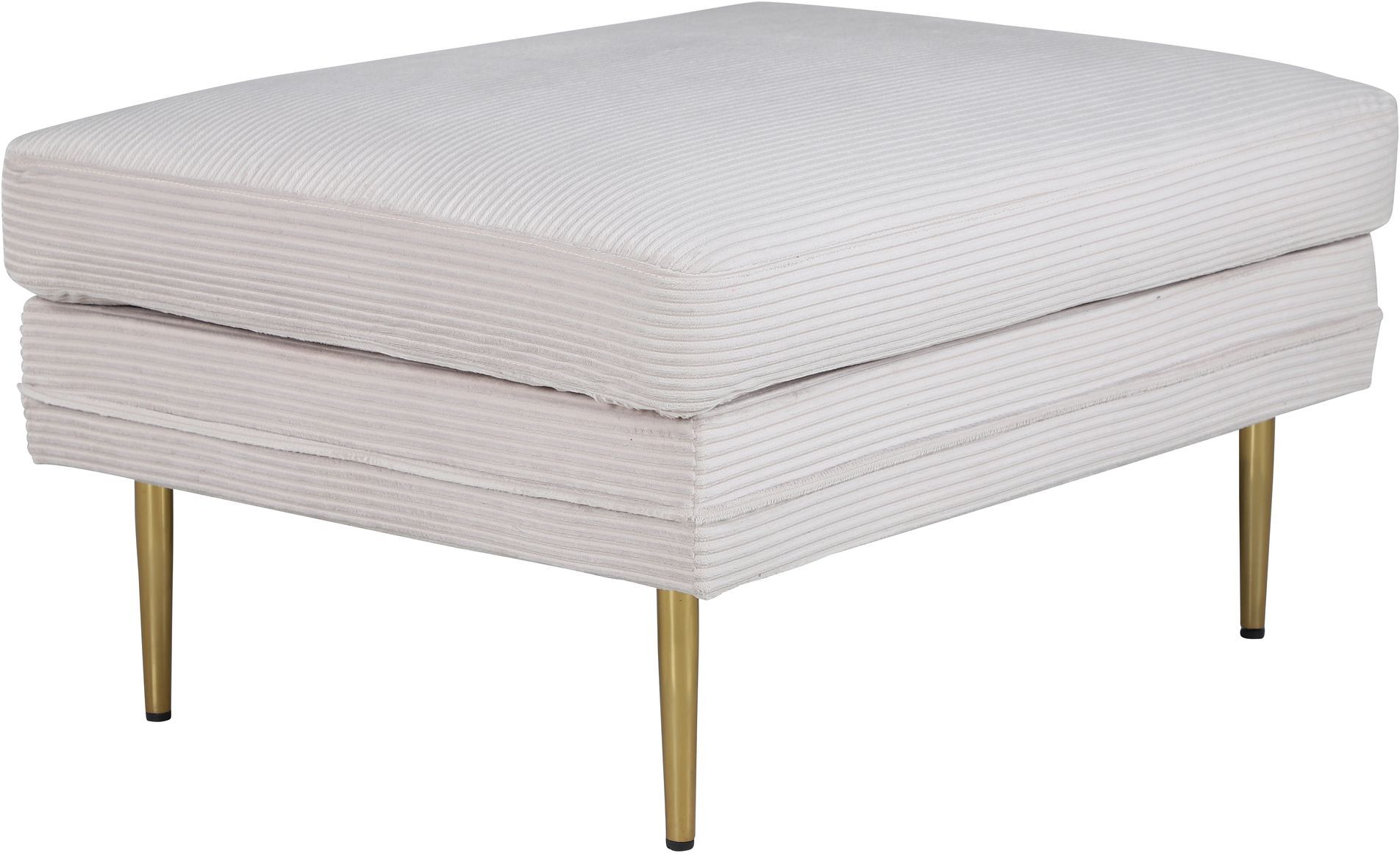 Venture Design Boom Ottoman, Beige Fløyel   Unoliving