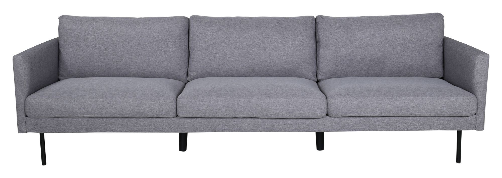 Venture Design Zoom 3-pers. Sofa, Grått Stoff   Unoliving