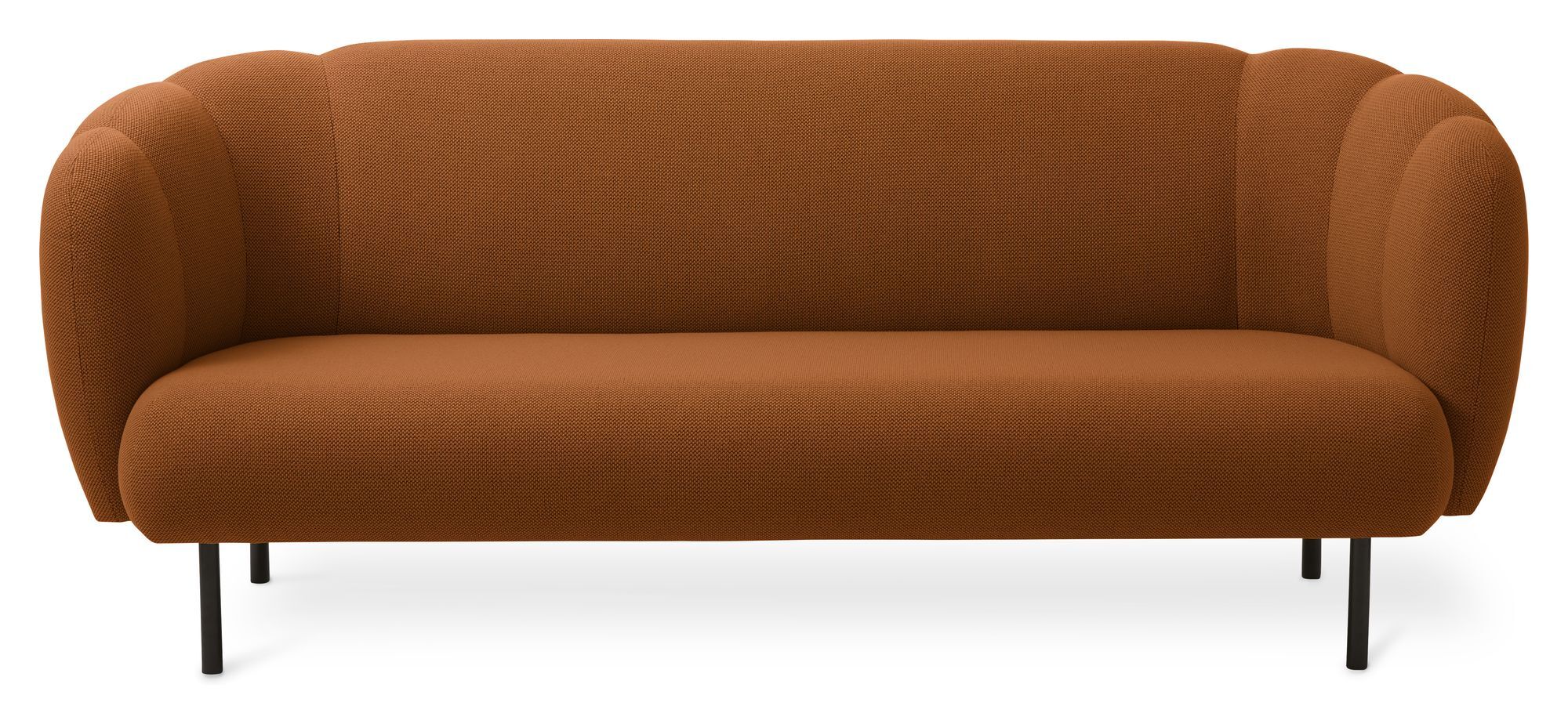 Warm Nordic CAPE stitch 3-pers. Sofa, Terracotta   Unoliving