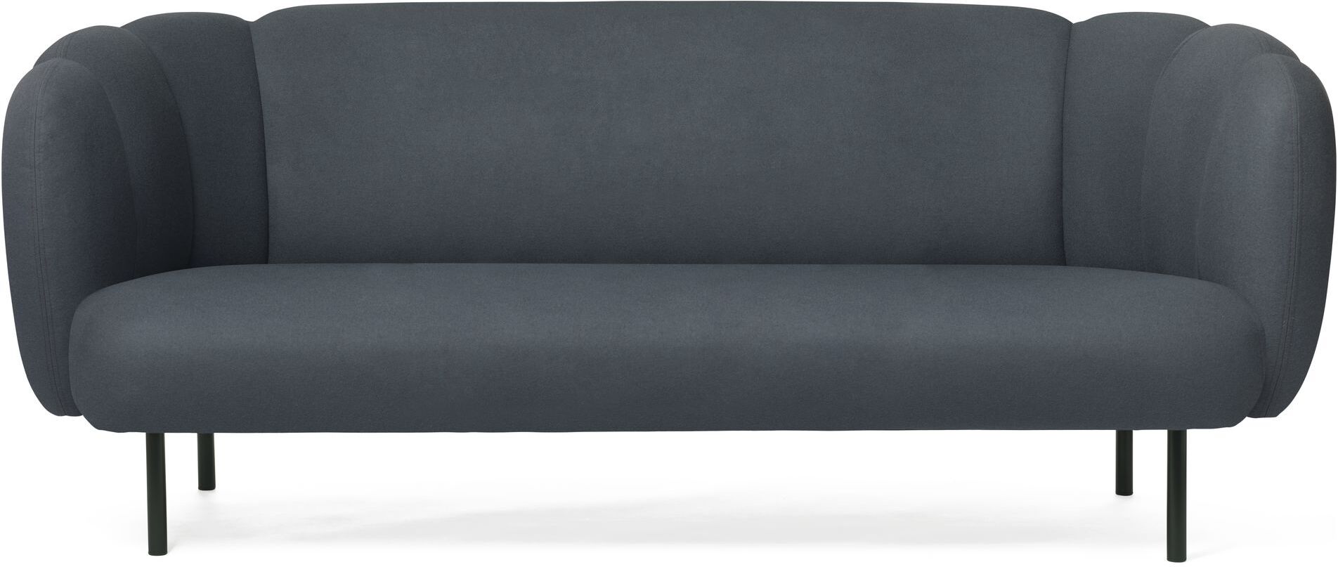 Warm Nordic CAPE stitch 3-pers. Sofa Petrol   Unoliving