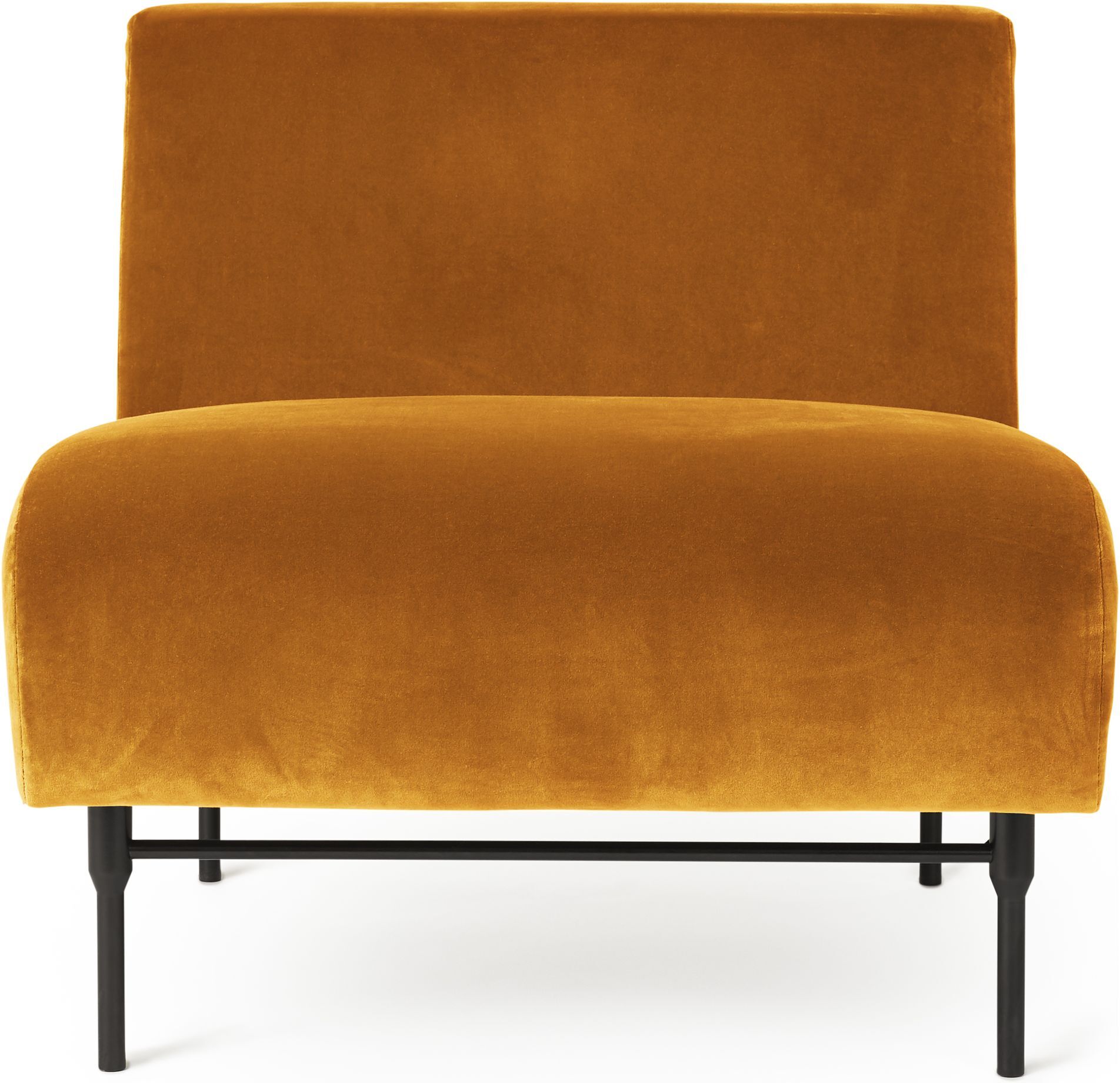 Warm Nordic GALORE Modulsofa, senter, Amber Velour   Unoliving