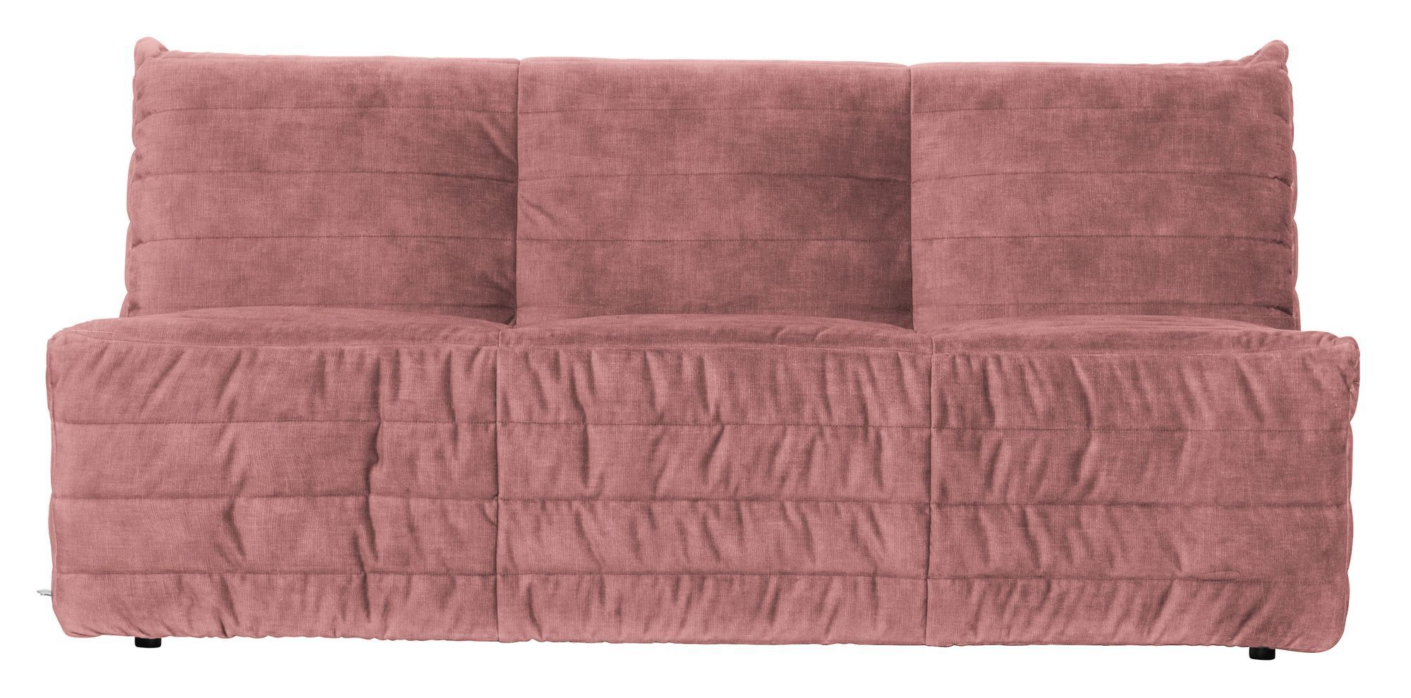 Woood Bag Sofa - Pink Velur   Unoliving