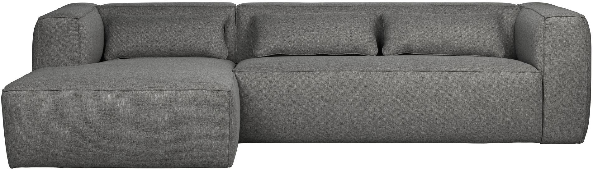 Woood Bean Sofa m. venstrevendt sjeselong - Grå   Unoliving