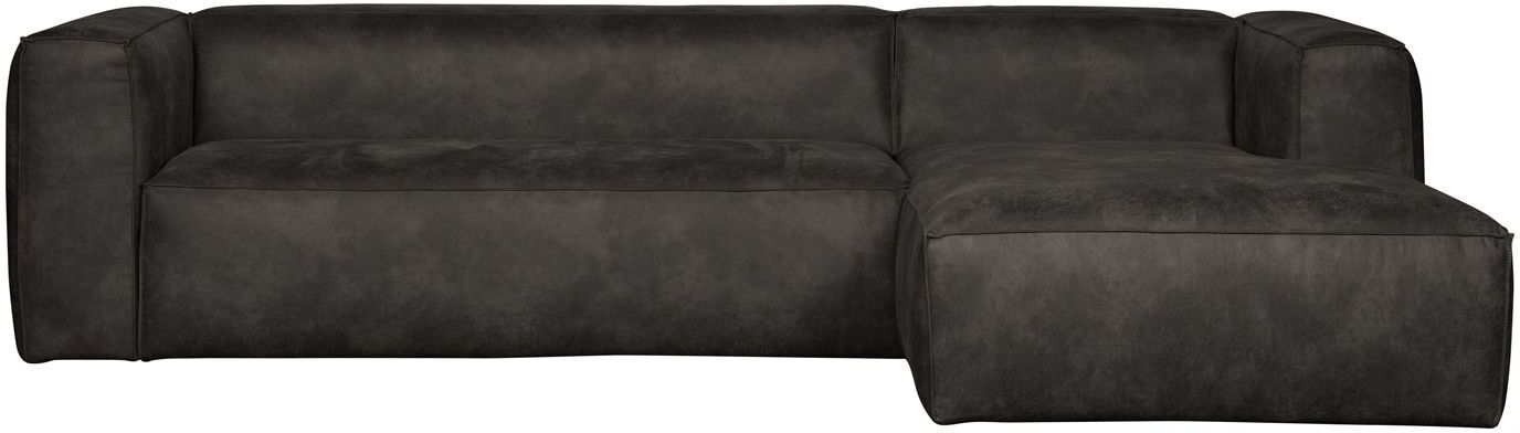 WOOOD - Bean Sofa m/høyrevendt sjeselong - Sort   Unoliving