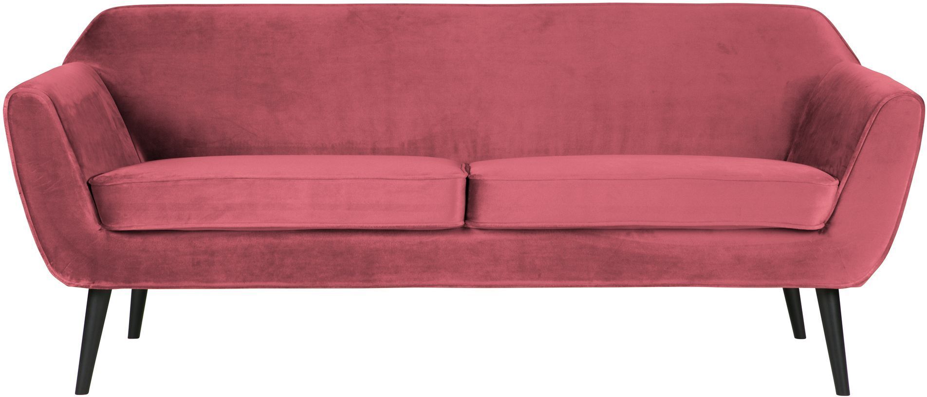 Woood Rocco 2-pers Sofa - Pink Velour   Unoliving