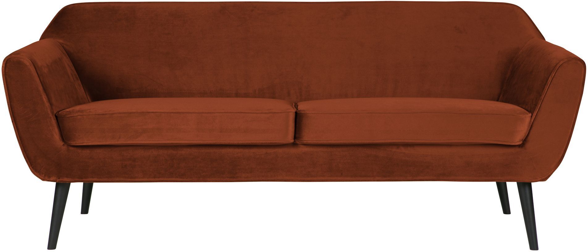 Woood Rocco 2-pers Sofa - Rust Velour   Unoliving