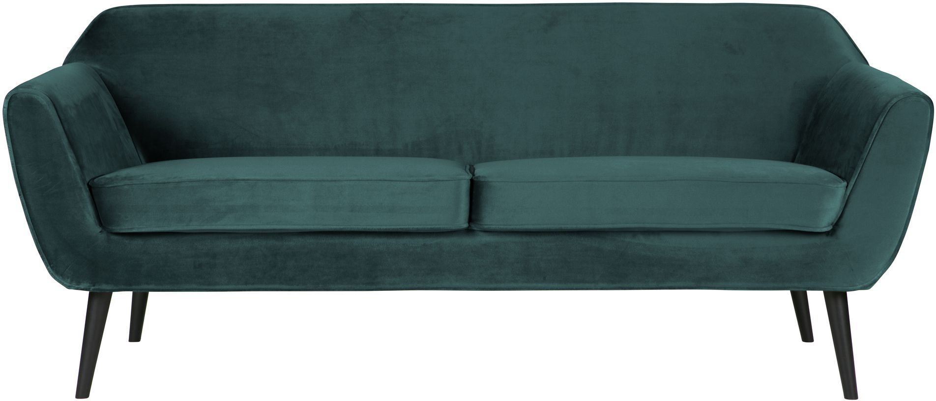 Woood Rocco 2-pers Sofa - Teal Velour   Unoliving