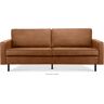 konsimo Sofa loftowa 3 osobowa cognac INVIA