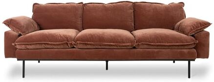 BM Housing Ceglasta sofa Retro 4-osobowa magnolia