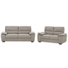 Beliani Conjunto de sofás com 5 lugares em tecido castanho claro sofisticados de estilo moderno