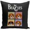 Fabulous Almofada Preta 40X40 Cm The Beagles Parody Dog Pets